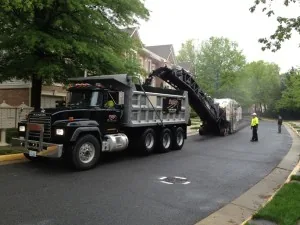 Read more about the article MILLING OF THE WORN ASPHALT SURFACE AT THE FAIRWAYS OF PENDERBROOK HOA IN FAIRFAX, VA.